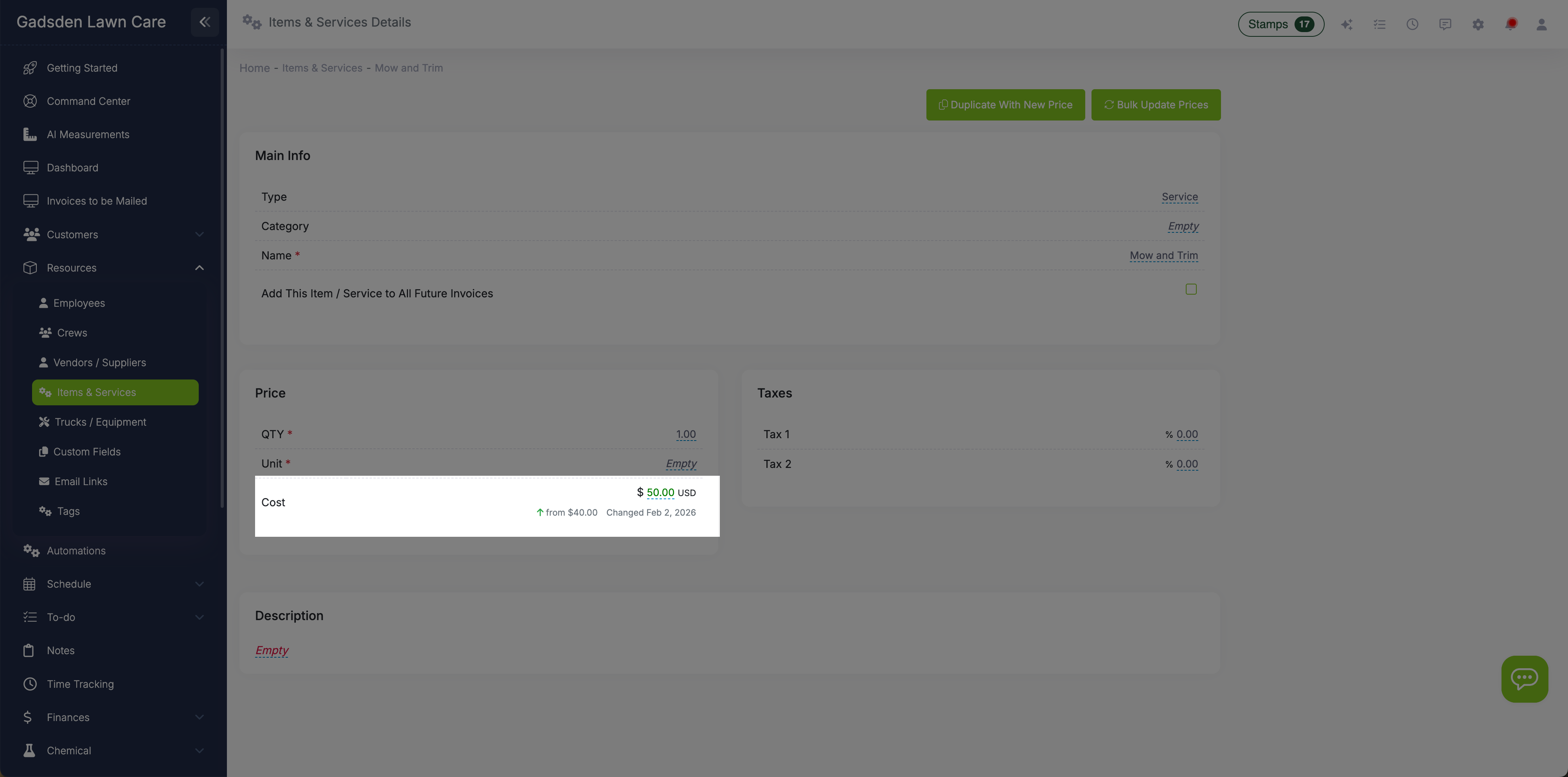 Price History Tracking
