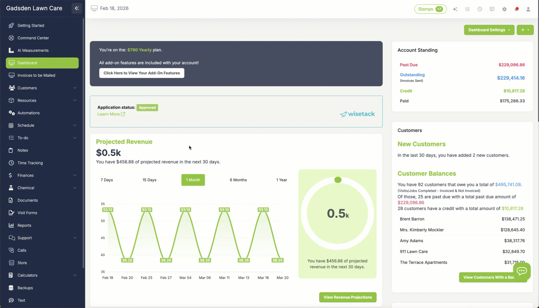 Before and after comparison showing manual invoice chasing vs organized statement workflow with aging visibility