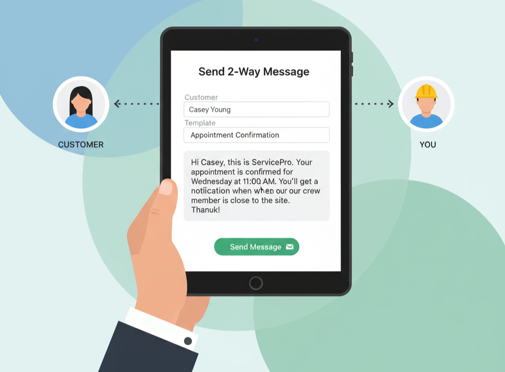 LawnPro 2-Way Text Messaging